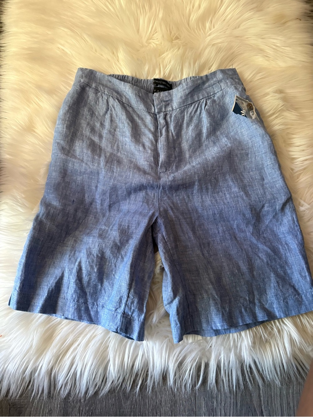 NWT Wimen  Tahari Linen- Blue